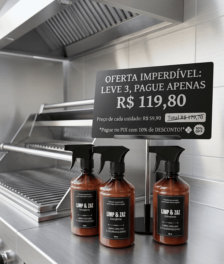 Oferta Limp & Zaz com 10% off no PIX